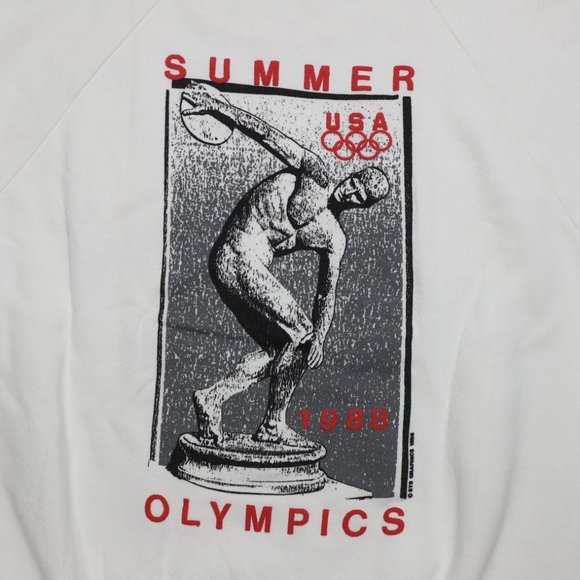 Vtg USA 1988 Summer Olympics Crewneck Sweatshirt L - Picture 3 of 9
